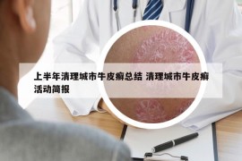 上半年清理城市牛皮癬總結(jié) 清理城市牛皮癬活動(dòng)簡(jiǎn)報(bào)