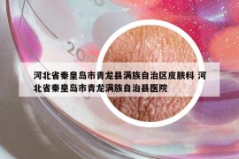 河北省秦皇島市青龍縣滿(mǎn)族自治區(qū)皮膚科 河北省秦皇島市青龍滿(mǎn)族自治縣醫(yī)院