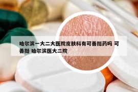 哈爾濱一大二大醫(yī)院皮膚科有可善挺藥嗎 可善挺 哈爾濱醫(yī)大二院