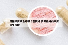 貴陽銀屑病治療哪個(gè)醫(yī)院好 貴陽最好的銀屑病中醫(yī)院