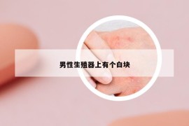 男性生殖器上有個(gè)白塊