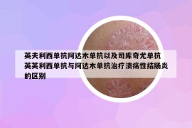 英夫利西單抗阿達木單抗以及司庫奇尤單抗 英芙利西單抗與阿達木單抗治療潰瘍性結(jié)腸炎的區(qū)別